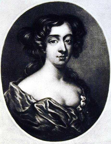 Frances Teresa Stuart (1647-1702) Duquesa de Richmond, ilustração de Retratos de Personagens Ilustres na História Britânica gravada por Richard Earlom (1743-1822) e Charles Turner (c.1775-1857) de English School