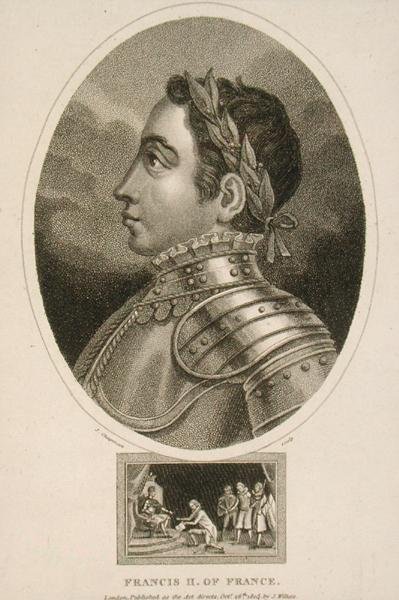 Francisco II (1544-60) da França (gravura) de English School