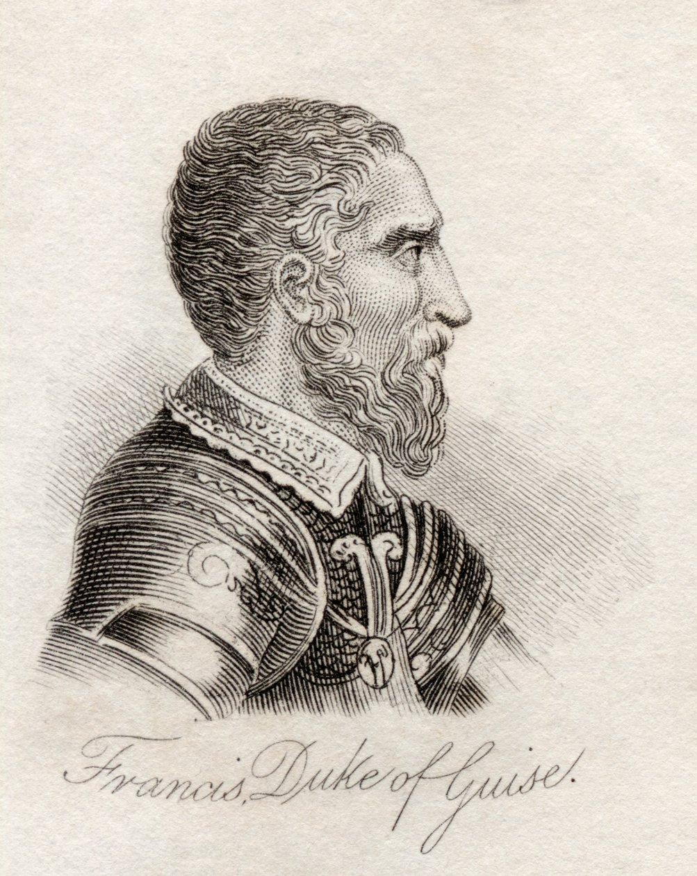 Francis II, Príncipe de Joinville, do &39;Crabb&39;s Historical Dictionary&39;, publicado em 1825 de English School