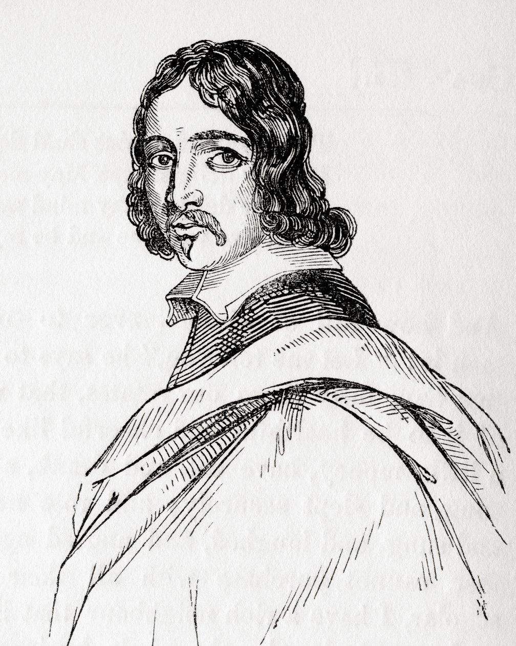 Francis Moore, médico e astrólogo britânico, da Velha Inglaterra: A Pictorial Museum, pub. 1847 de English School