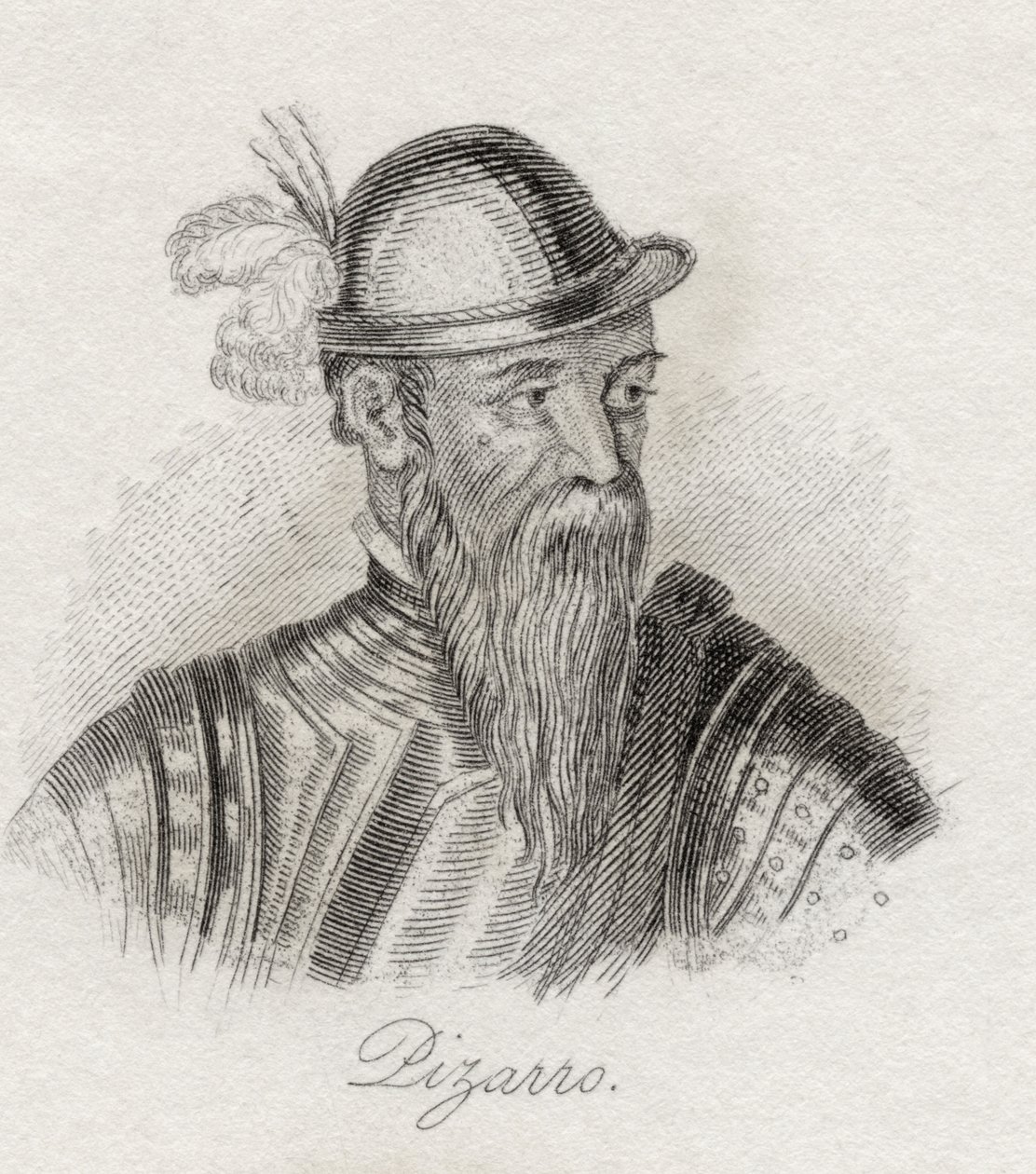 Francisco Pizarro Gonzalez, do &39;Crabb&39;s Historical Dictionary&39;, publicado em 1825 de English School
