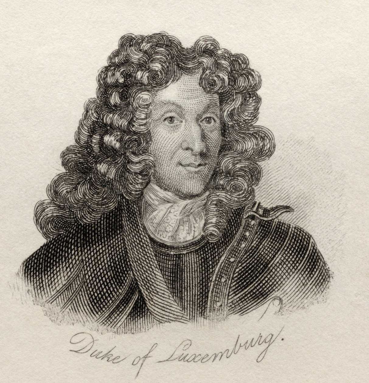 François Henri Montmorency-Bouteville, do &39;Crabb&39;s Historical Dictionary&39;, publicado em 1825 (lito) de English School
