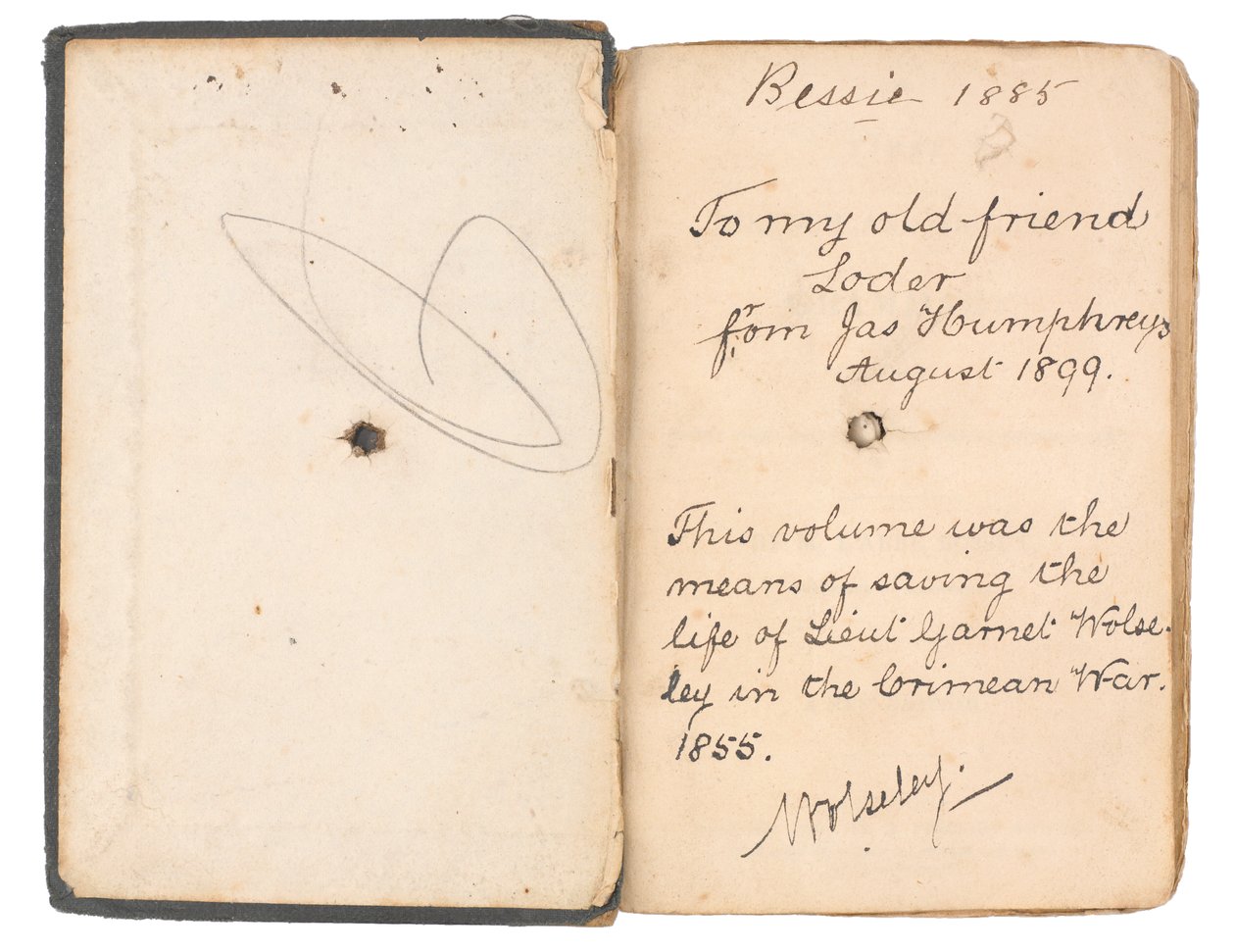 Livro de gramática francesa e inglesa pertencente ao Tenente Garnet Joseph Wolseley (livro) de English School