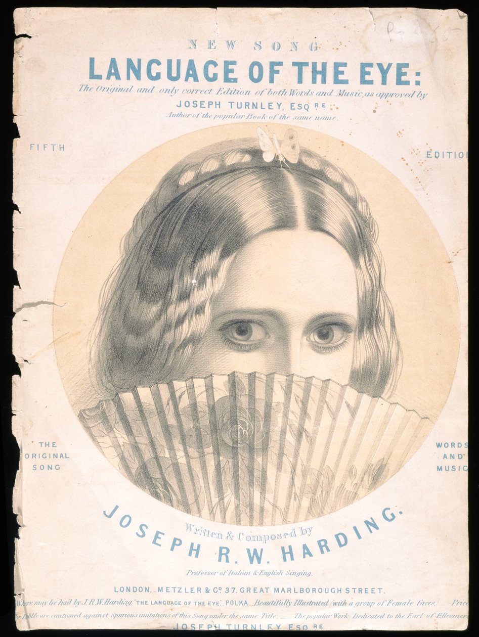 Capa da Folha de Pontuação da Linguagem do Olho, Composta por Joseph RW Harding de English School