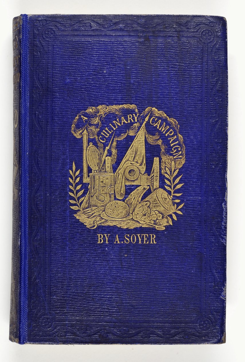 Capa da campanha culinária Soyers, publicada por G.Routeledge & Co., Londres, 1857 de English School