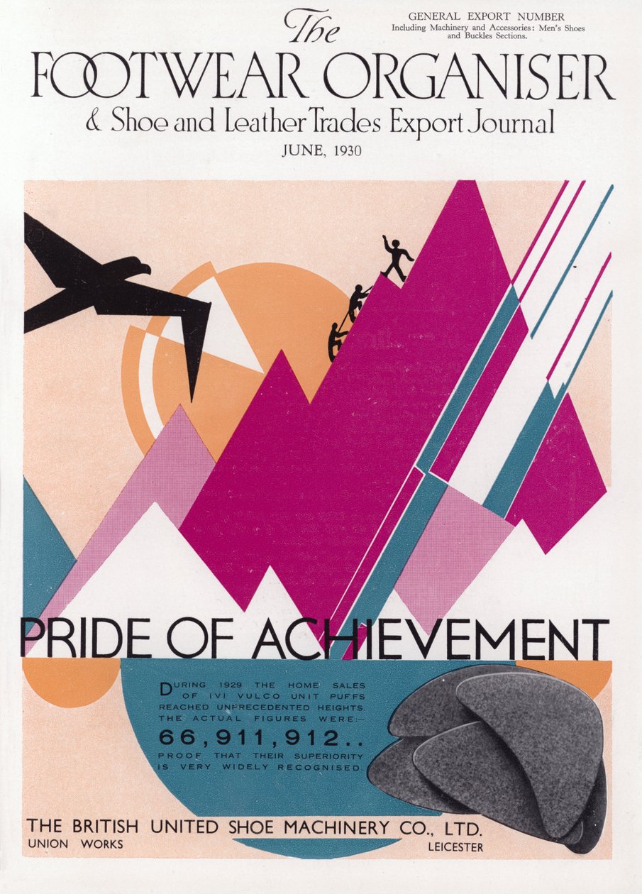 Capa da revista The Footwear Organiser de English School