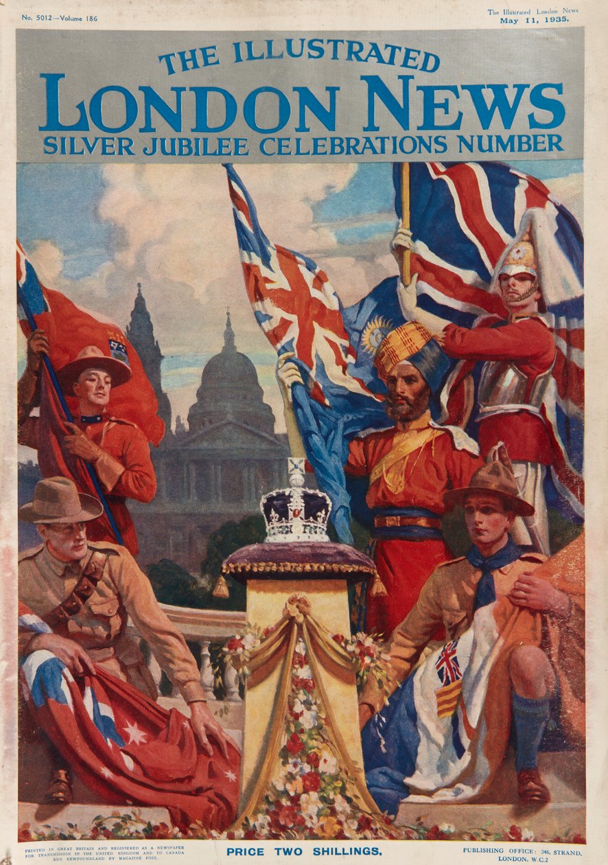 Capa do The Illustrated London News, número do Jubileu de Prata de English School