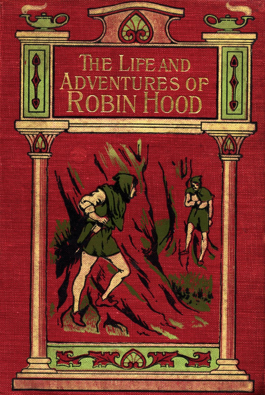 Capa para a vida e aventuras de Robin Hood de English School