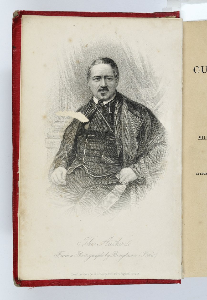 Frontispício da Soyers Culinary Campaign com um retrato do autor, publicado por G.Routeledge & Co., Londres, 1857 de English School