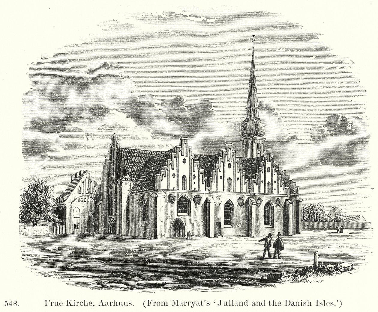 Frue Kirche, Aarhuus (gravura) de English School