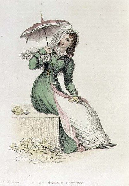 Roupa de Jardim, placa de moda do Ackermann