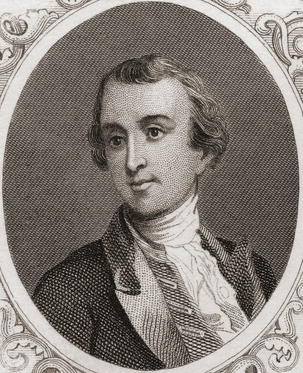General Joseph Reed (gravura) de English School
