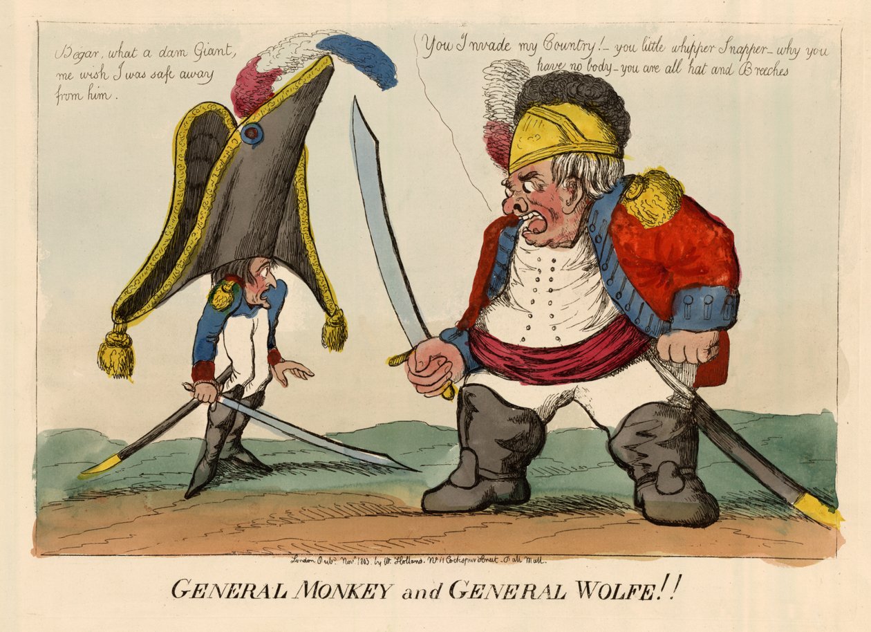General Monkey e General Wolfe!!, pub W. Holland de English School