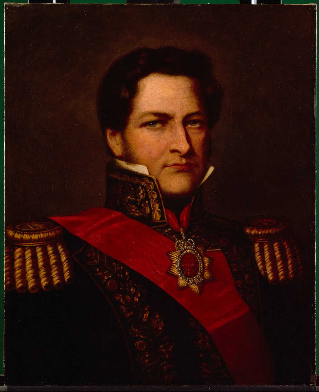 General Rosas (óleo sobre tela) de English School