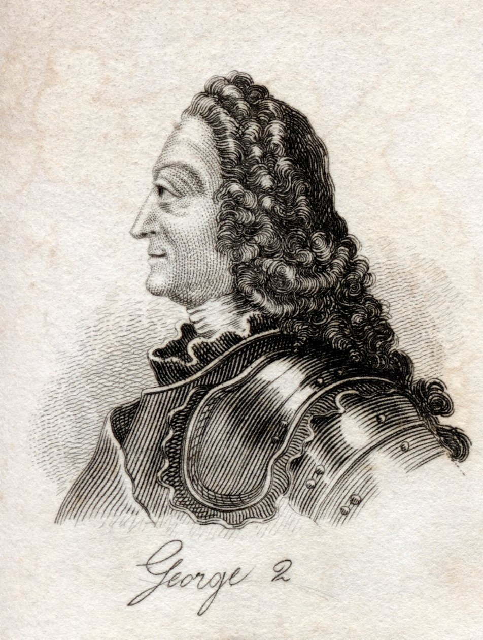 George II, do &39;Crabb&39;s Historical Dictionary&39;, publicado em 1825 de English School