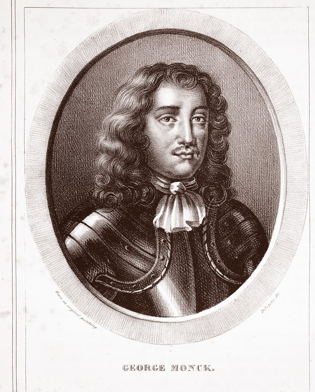 George Monck, atribuído a Delavera, gravado por de Ducarme de English School