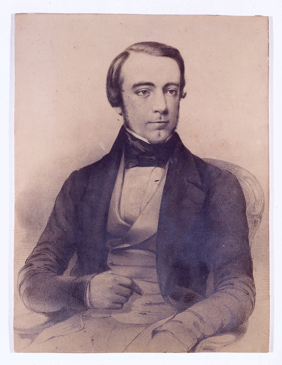 George Smith (carvão no papel) de English School