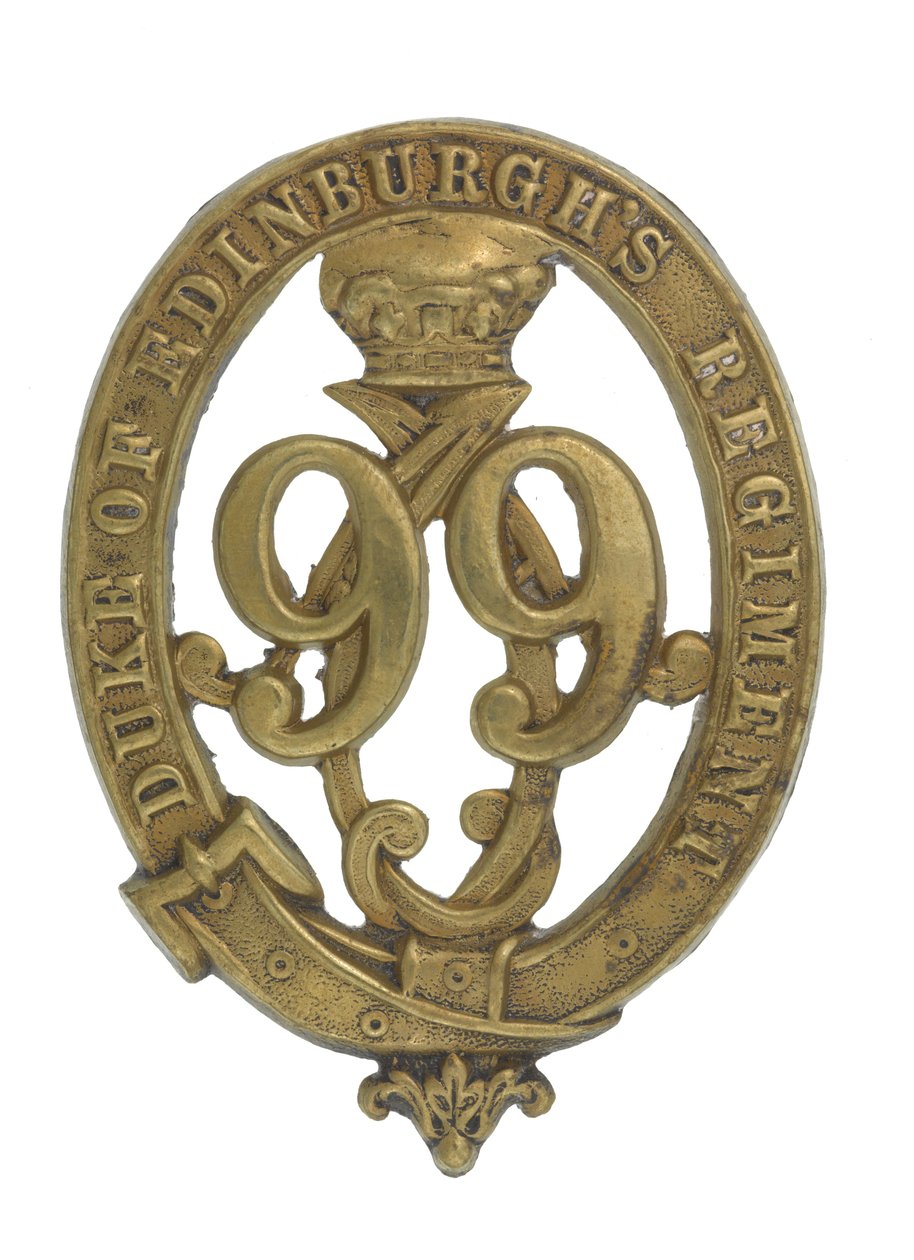 Crachá Glengarry, c.1875-81 (latão) de English School