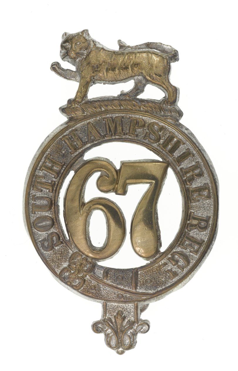 Crachá Glengarry, c.1875 (latão) de English School