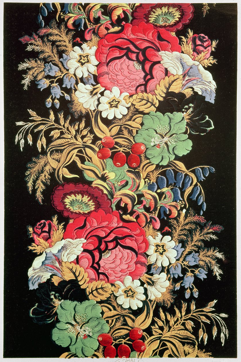 Grande Exposição, 1851: Ribbon, gravada por M. Digby Wyatt de English School