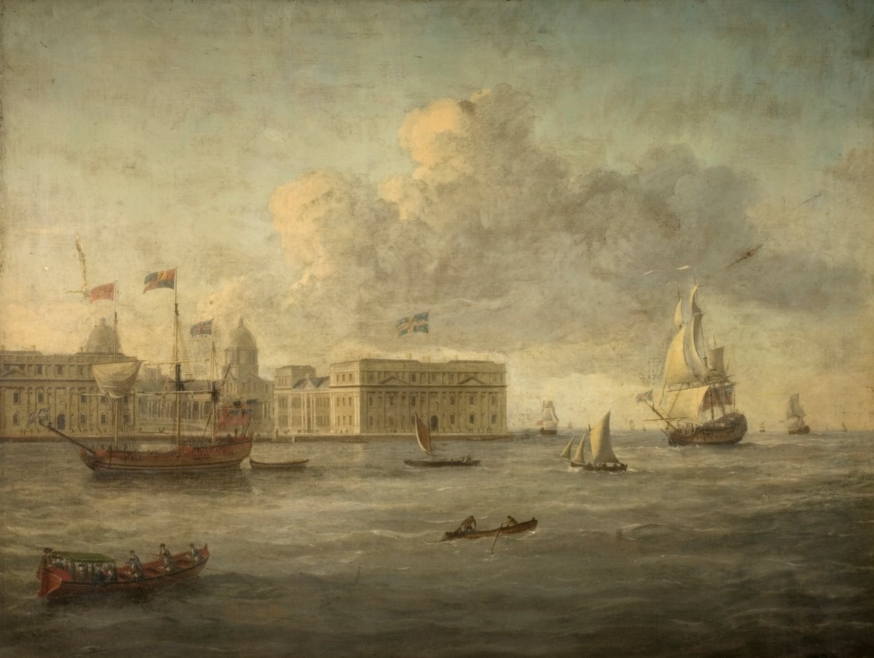 Hospital de Greenwich, no qual fica o Royal Yacht de English School