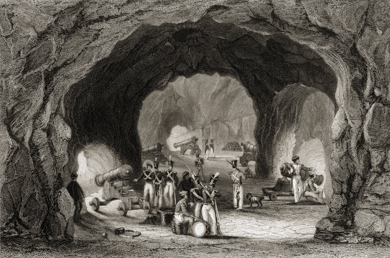 Posições de armas, St George&39;s Hall, Gibraltar de English School