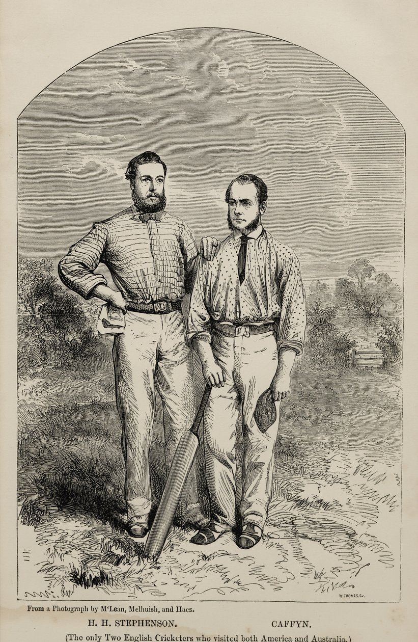 HH Stephenson e William Caffyn (impresso) de English School