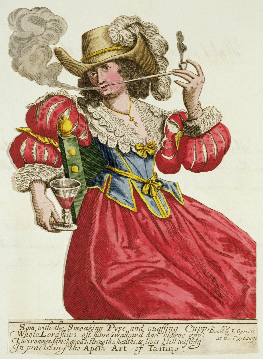 Hábito de uma senhora rica em 1630 de English School