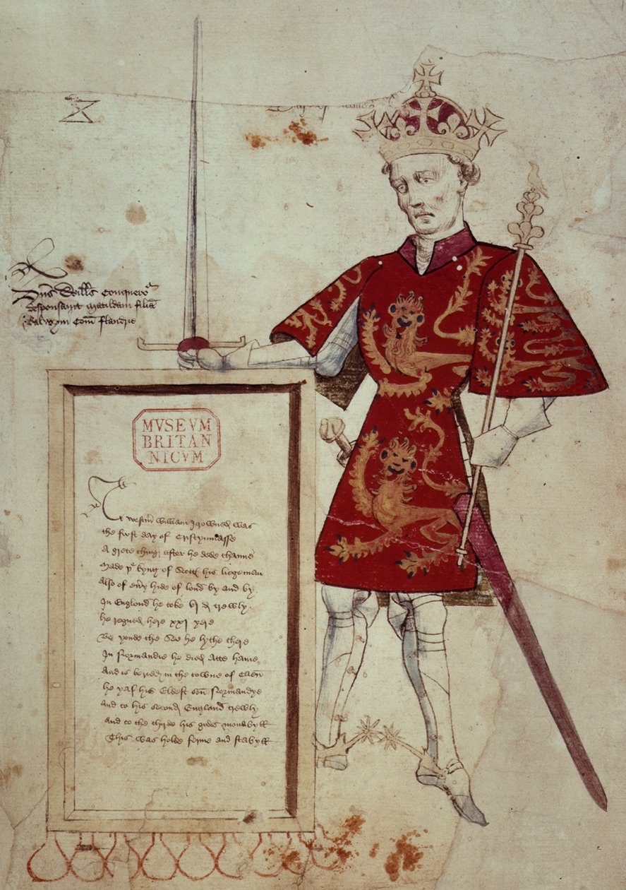 Harley 4205 fol.1 William I (1027-87) o Conquistador, do 