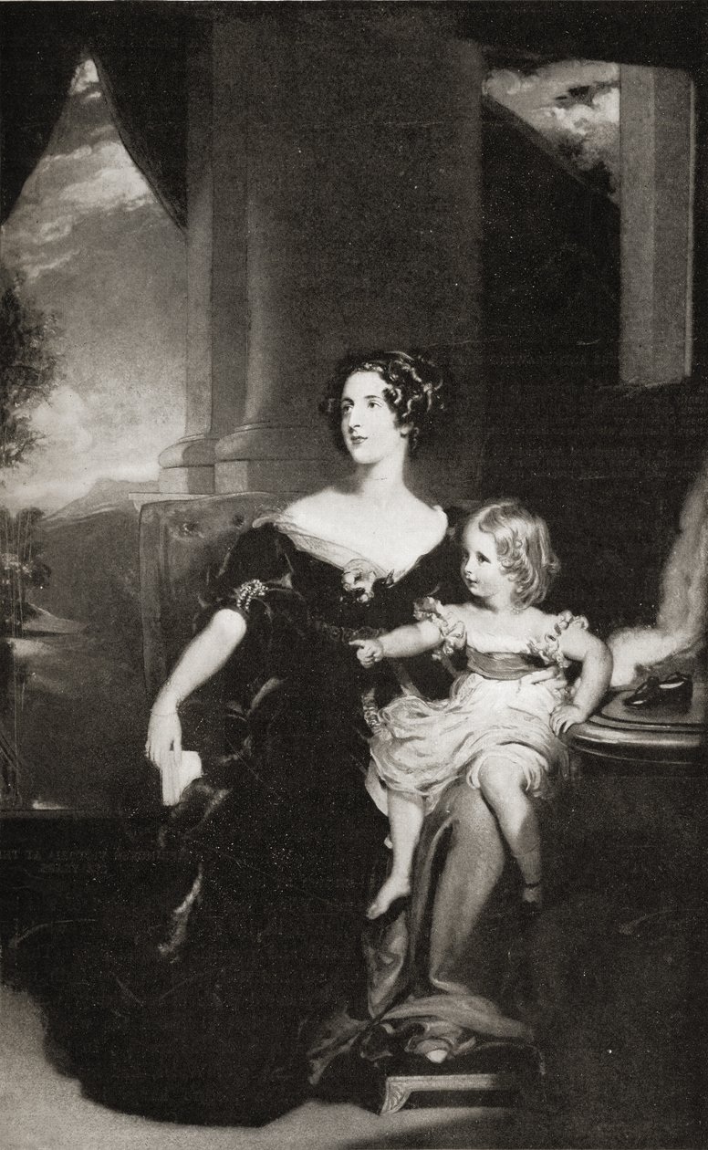 Harriet Duquesa de Sutherland (1806-68) de English School