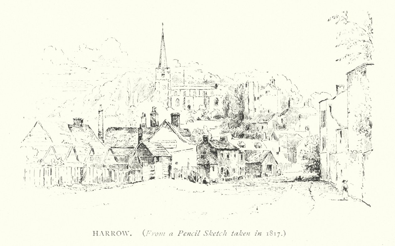 Harrow (gravura) de English School