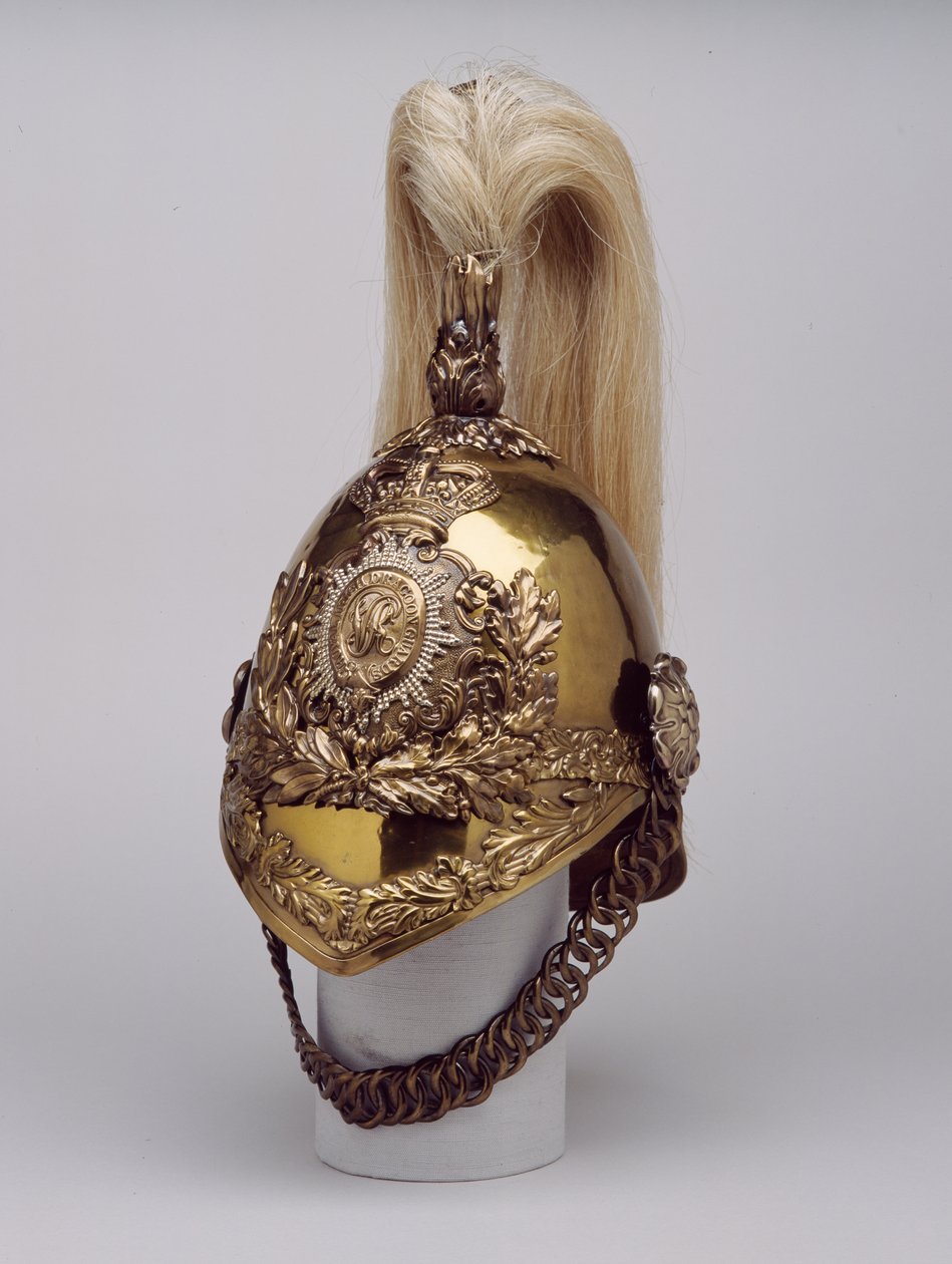 Capacete, c.1855 (metal dourado) de English School