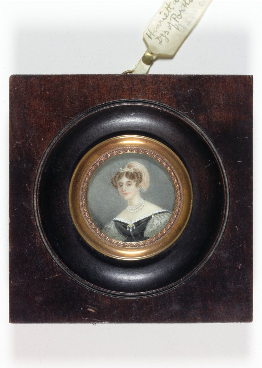Henrietta Scott, Marchioness de Titchfield, mais tarde Duquesa de Portland (esmalte) de English School