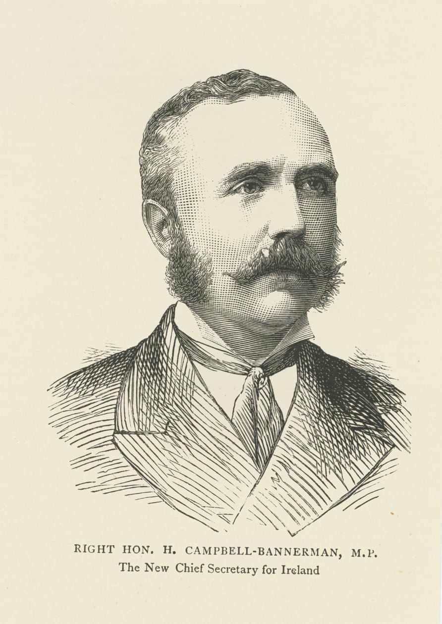 Henry Campbell-Bannerman como Secretário Chefe para a Irlanda (gravação) de English School