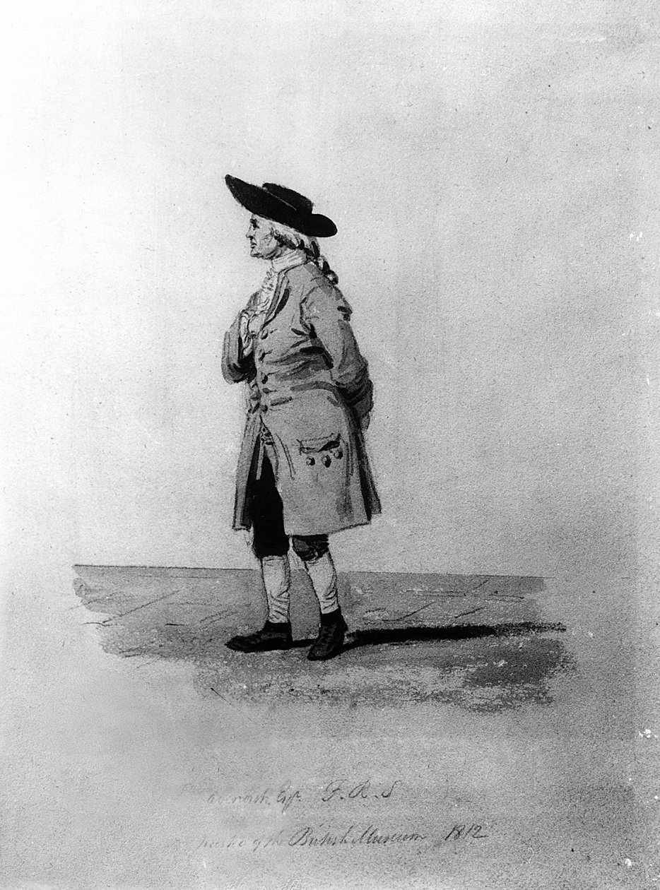 Henry Cavendish, FRS (1731-1810), 19 c. (caneta, tinta e lavagem) de English School