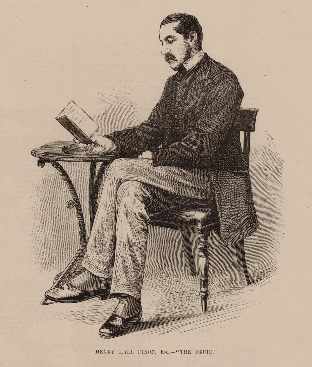 Henry Hall Dixon, Esq "O Druida" (gravura) de English School