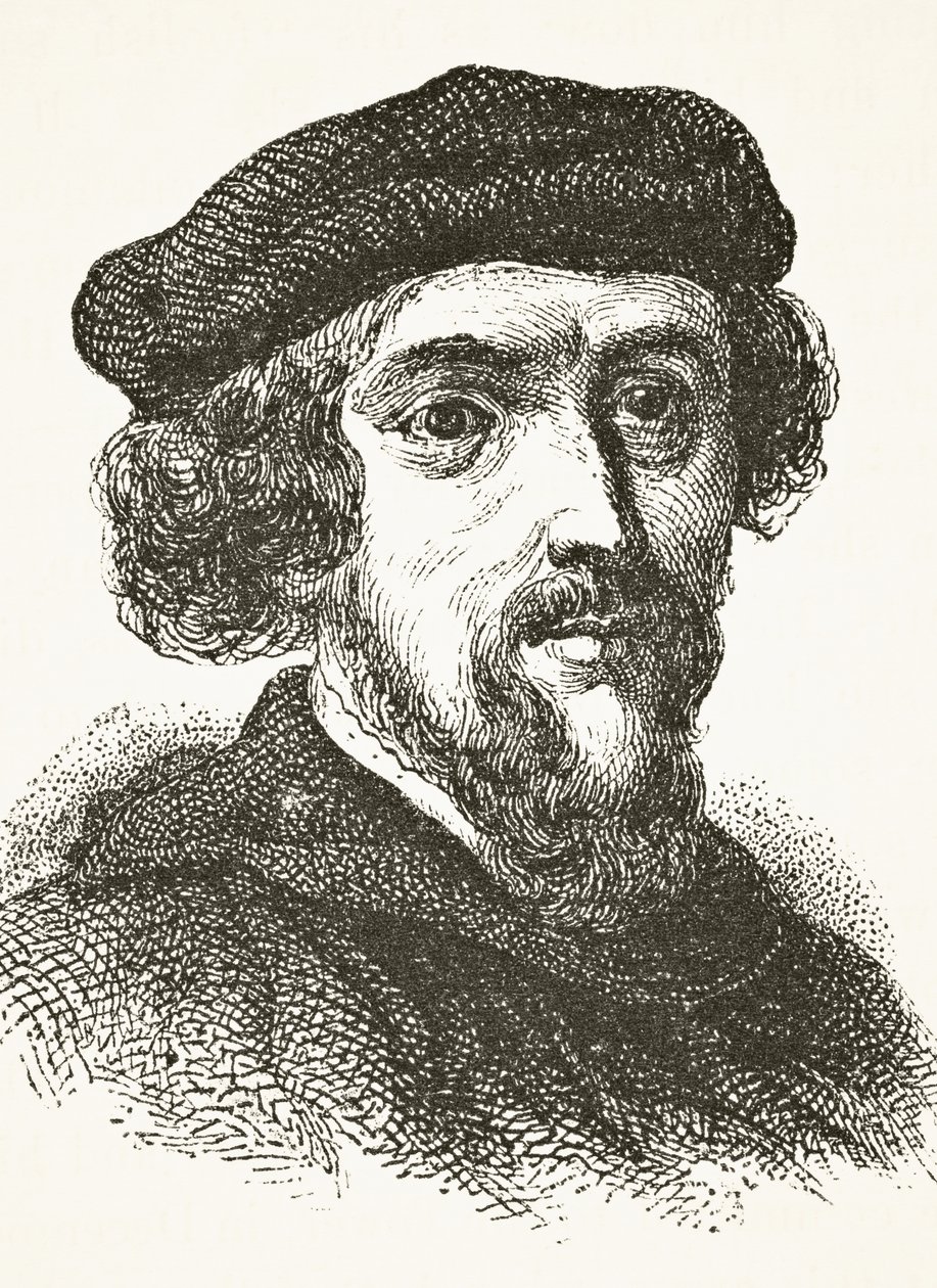 Henry Howard, Conde de Surrey, de "A História Nacional e Doméstica da Inglaterra", de William Hickman Smith Aubrey (1858-1916) publicou Londres, c.1890 de English School