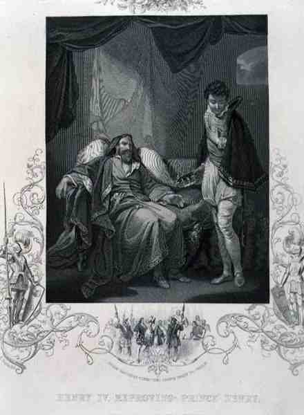 Henrique IV Reprodução do Príncipe Henrique IV, de Henrique IV de William Shakespeare (1564-1616) (gravura) de English School
