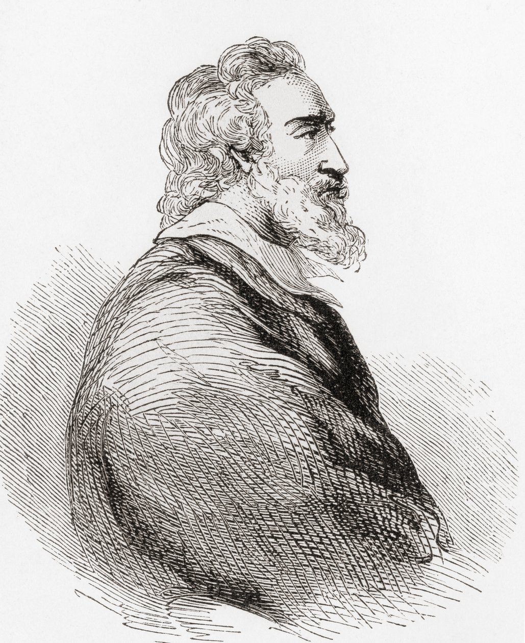 Henrique IV, também conhecido como Bom Rei Henrique, de 1553 a 1610, de Ward and Locks, História Ilustrada do Mundo, pub. c.1882 de English School