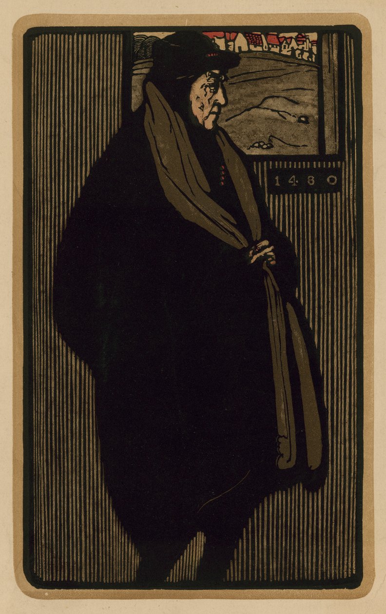 Henry Irving, ator (gravura) de English School