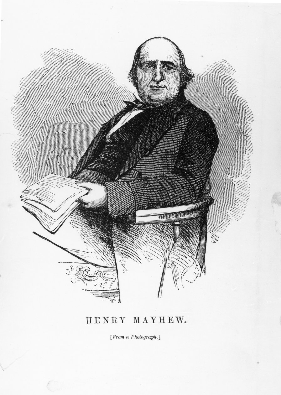 Henry Mayhew, ilustração de &39;London Labour and the London Poor&39;, edição publicada em 1861 (gravura) de English School