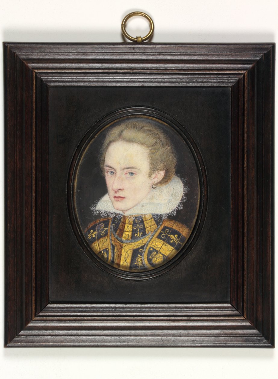 Henry Prince Of Wales (aguarela em velino) de English School