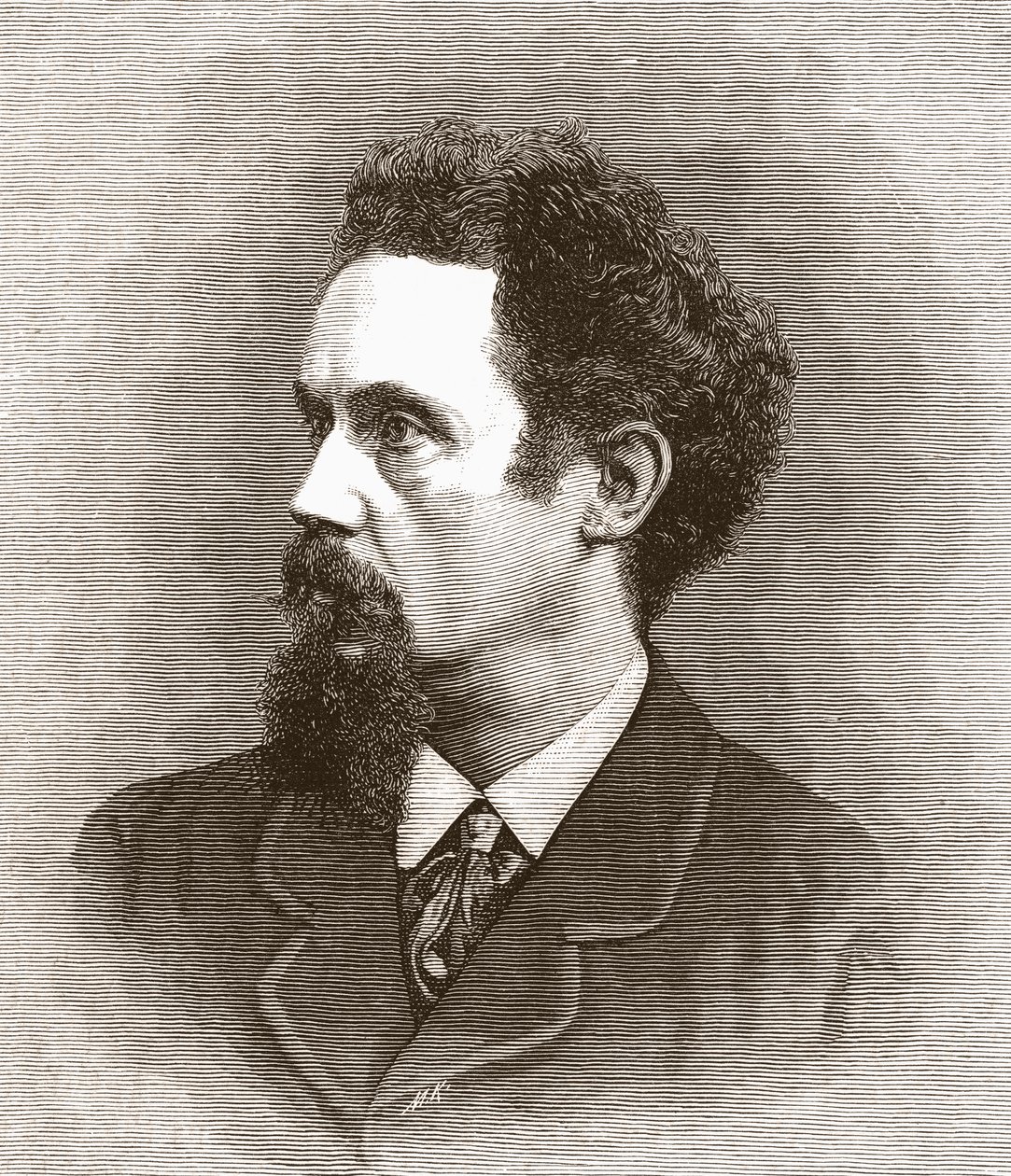 Henry Stacy Marks, da revista de arte, publicado em 1878 de English School