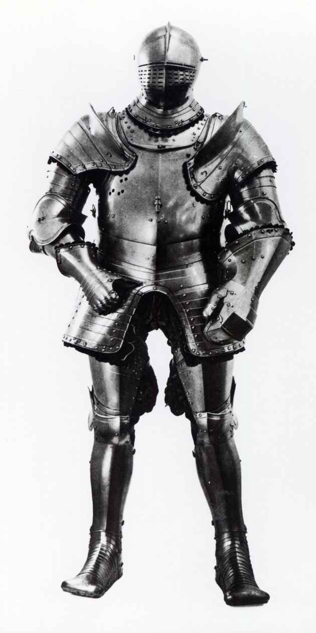Campo de Henry VIII e Armadura de Inclinação, 1540 (metal) de English School