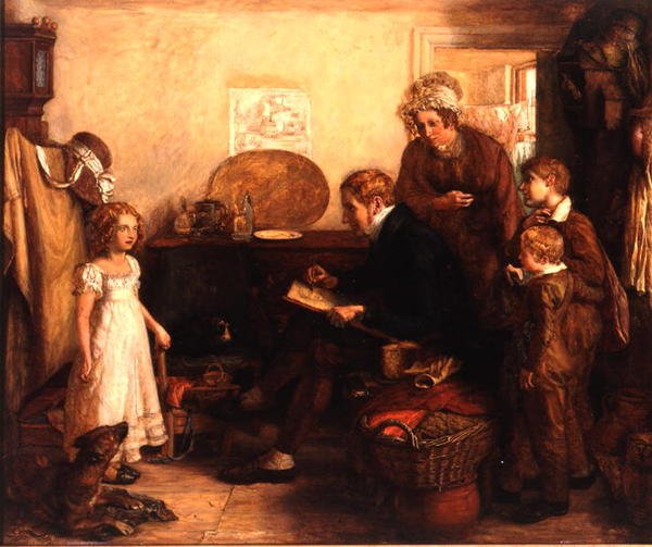Sua Primeira Sessão (óleo sobre tela) de English School