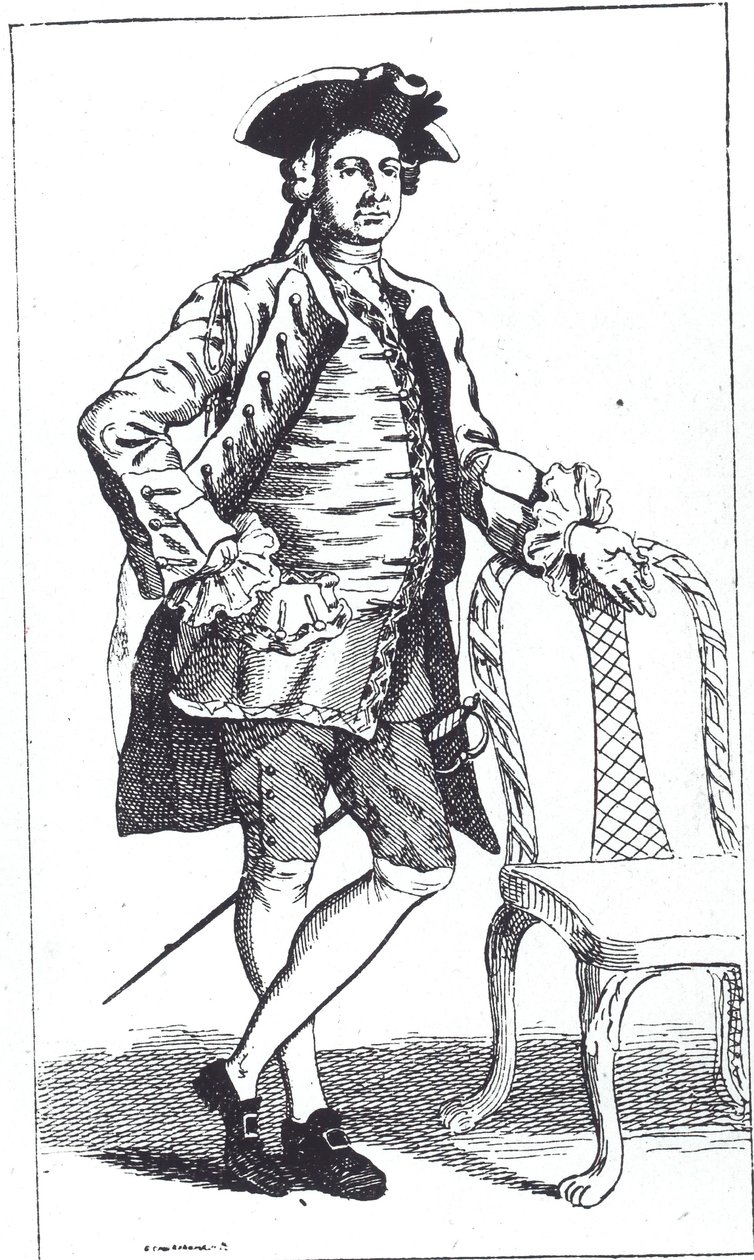 Highwayman William Parsons (gravura) de English School
