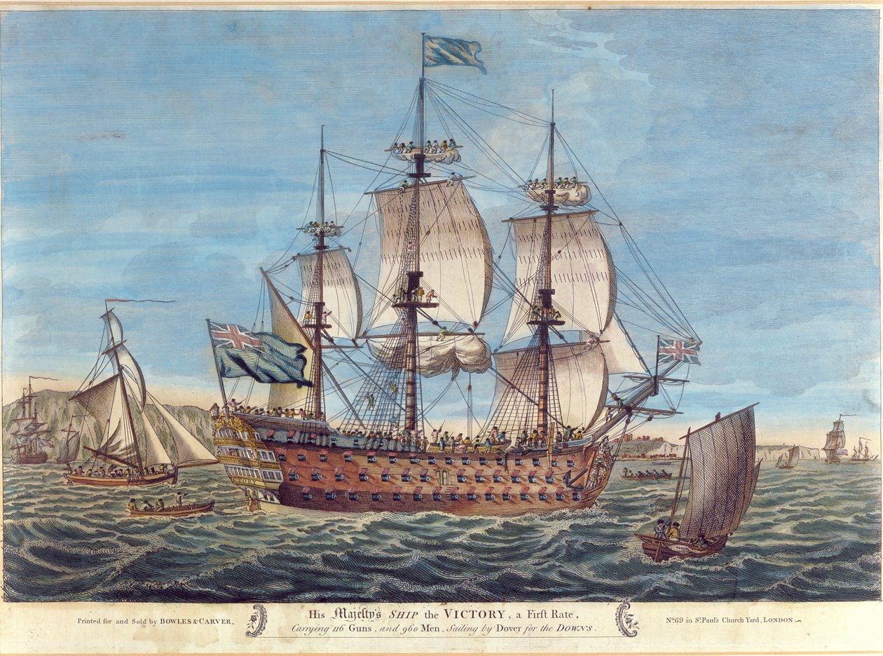 Seu navio de majestade, a vitória de English School