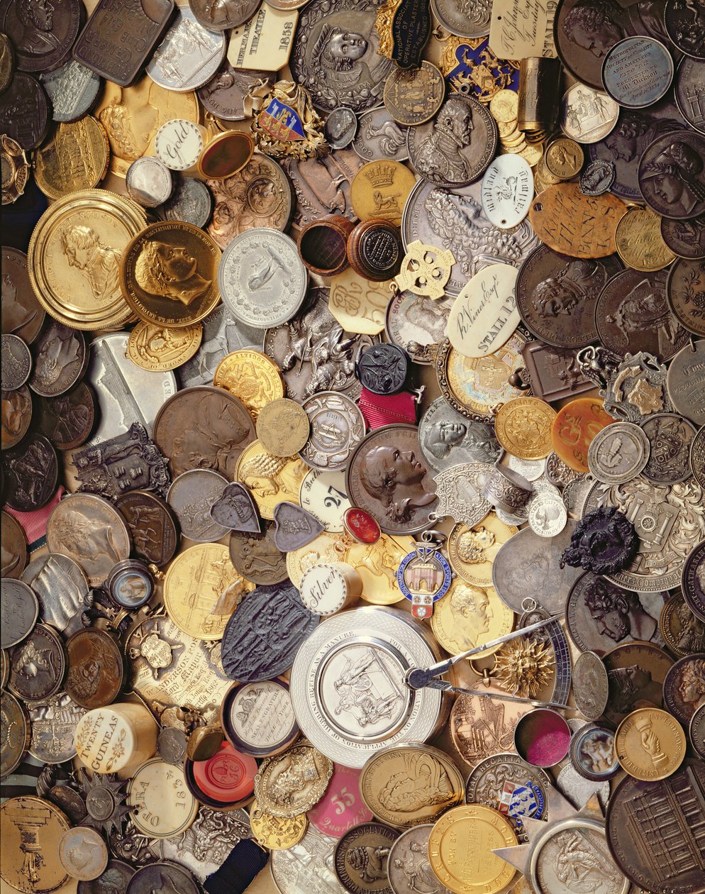 Medalhas históricas, moedas e distintivos, 1600-1900 de English School