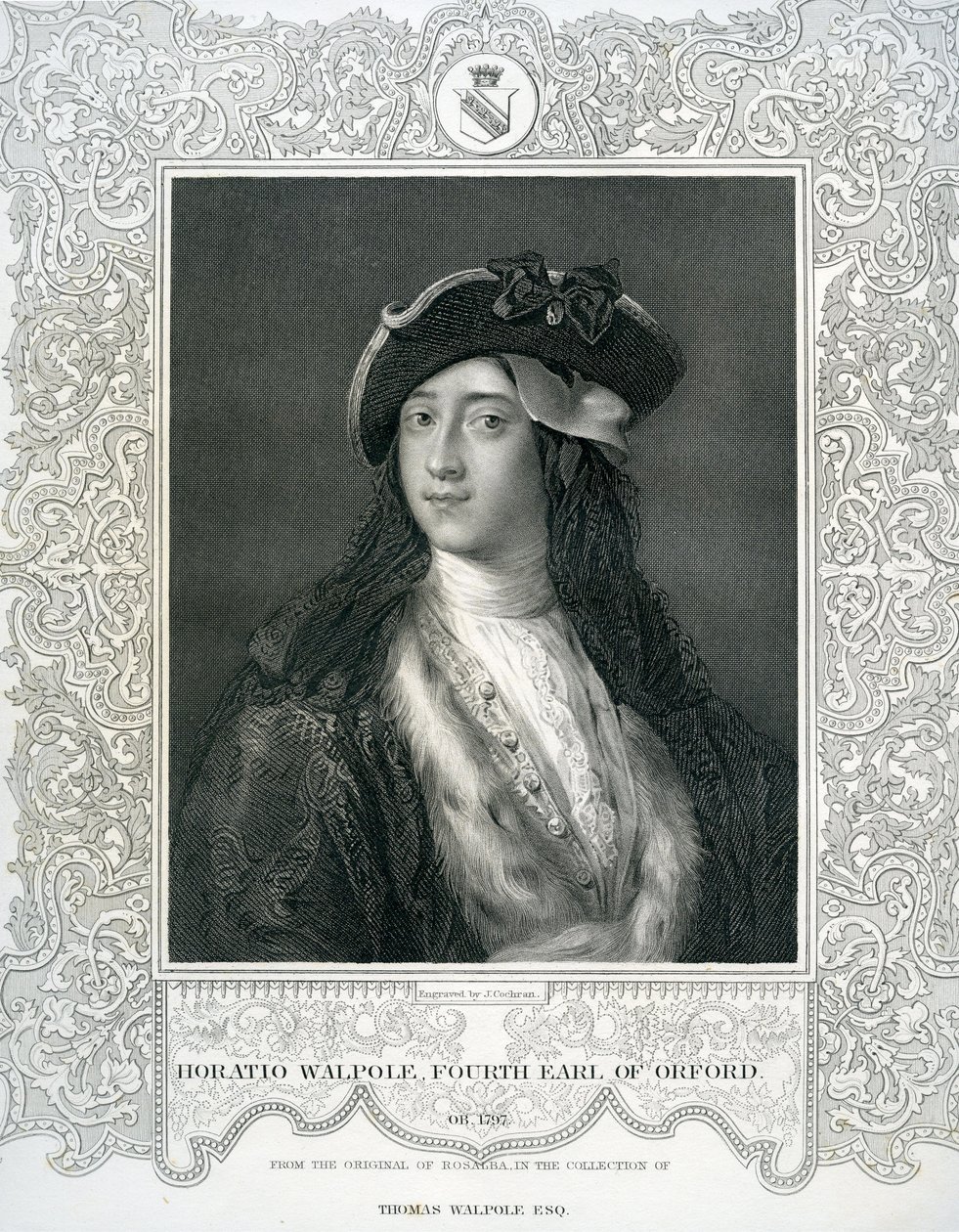 Horatio Walpole, quarto conde de Orford (1717-97) de English School
