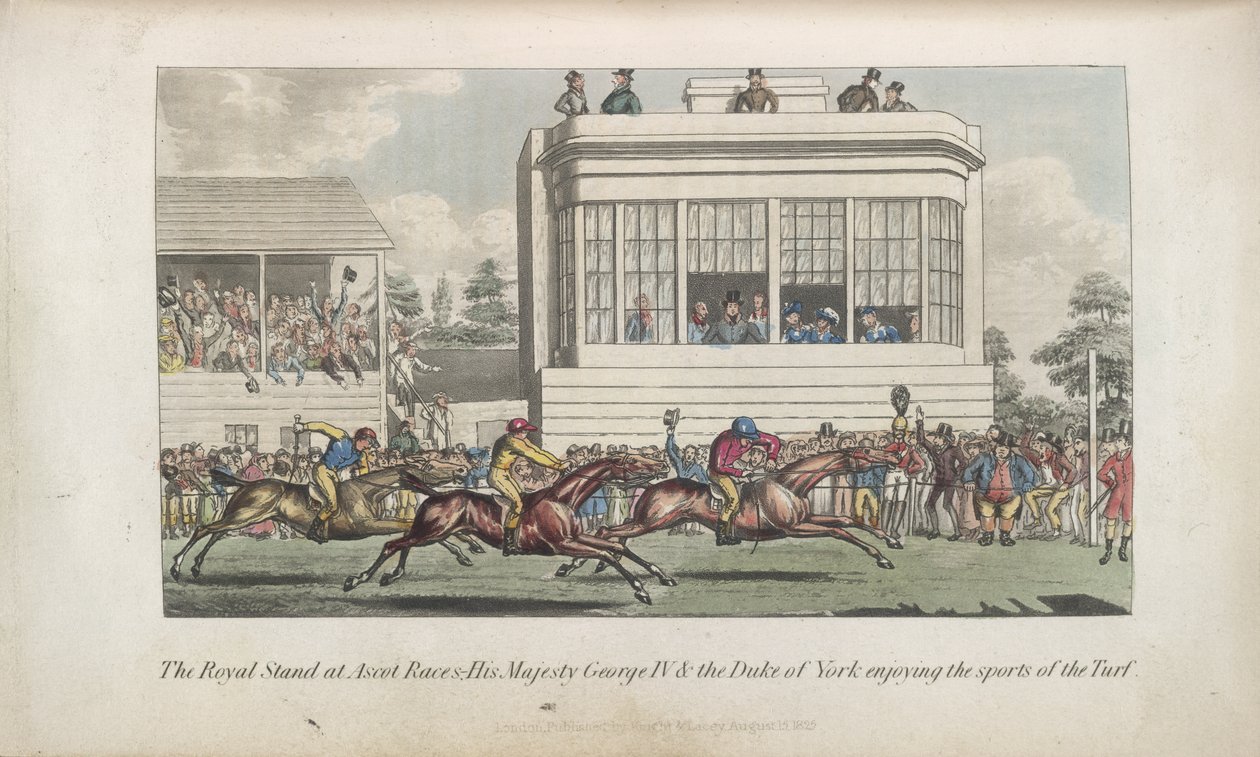Corrida de cavalos em Ascot, de 